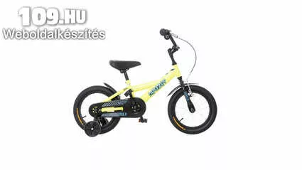 BMX 12 fiú sárga/kék-fekete sas kerékpár